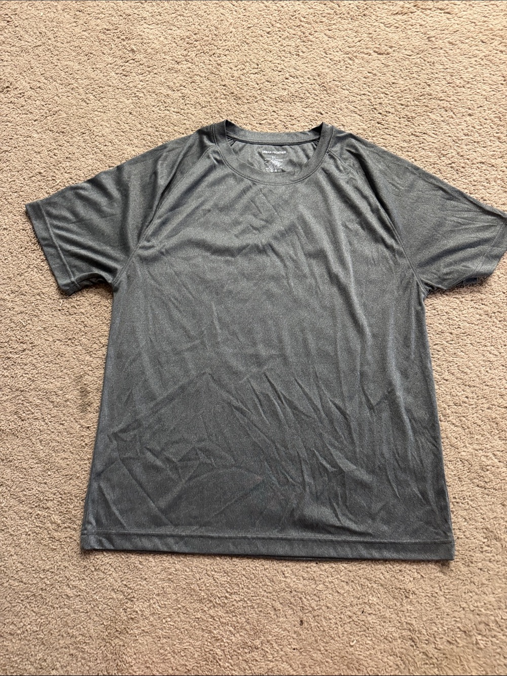 Men's Short Sleeve Crew T-Shirt - Charcoal Gray